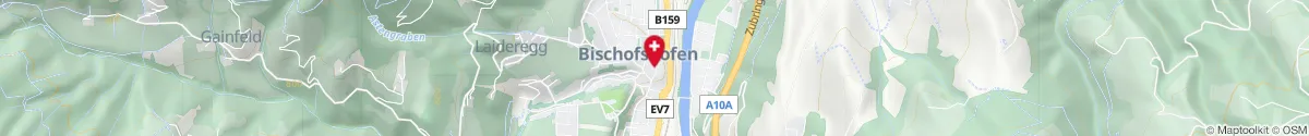 Kartendarstellung des Standorts für Marien-Apotheke in 5500 Bischofshofen